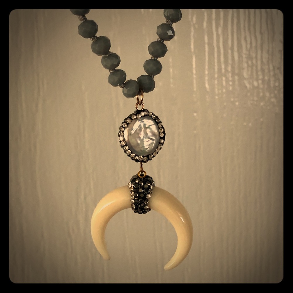 Jane Marie crescent necklace - New